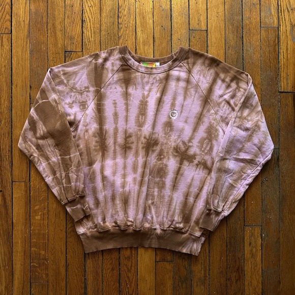 Big Bud Press Magic Waters Tie Dye Crewneck Sweatshirt Women Size M Festival Rav - Picture 2 of 10